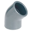 PVCu Elbow 45° plain