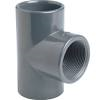 PVCu Tee 90° plain/BSP female threaded