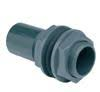 PVCu Tank connector plain/BSP male threaded EPDM gasket